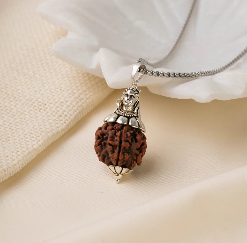 Adiyogi Shiv 7 Mukhi Rudraksha Pendant