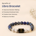 Libra (तुला राशि) Zodiac LapisLazuli & Howlite Bracelet
